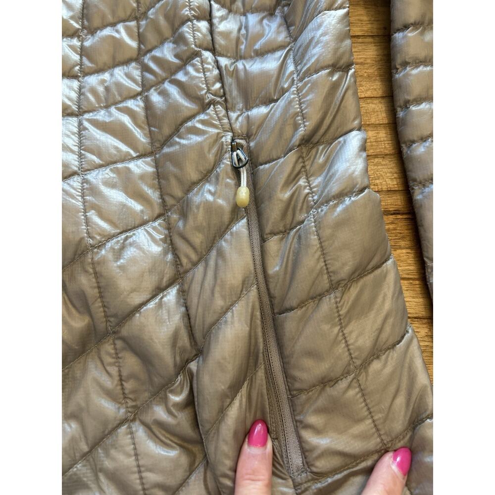 The North Face Thermoball Primaloft Light Puffer Jacket Womens Silver Large - Picture 4 of 16